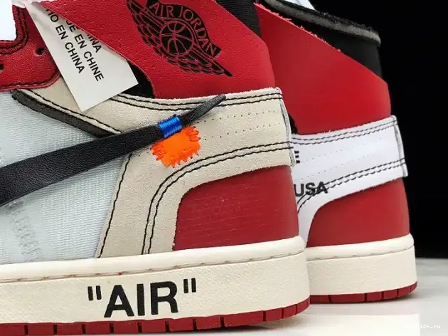 One Kick Retro Ten Off-White AA3834-101 Jordan Chicago The 1 Air 0606